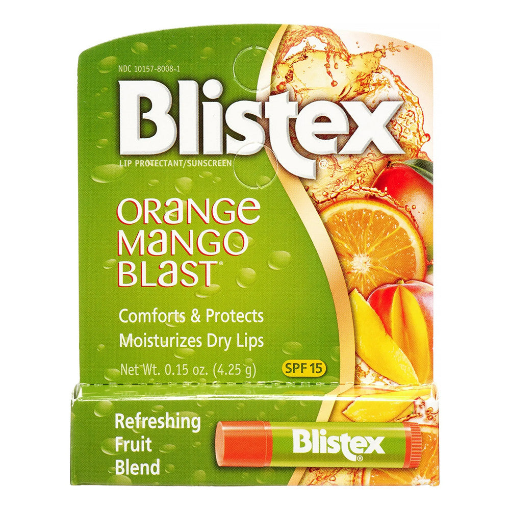 Blistex Lip Protectant SPF 15 Orange Mango Blast,0.15 Oz